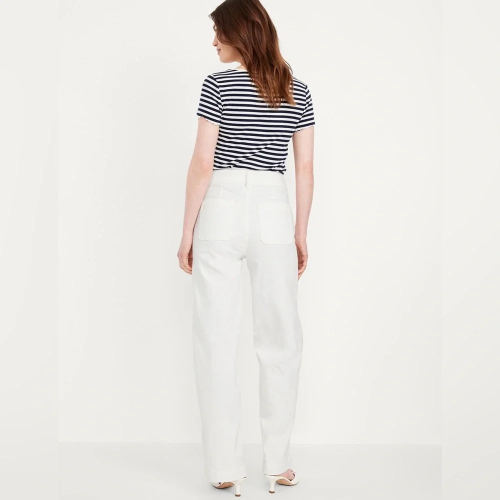 Extra high-rise Sky-hi wide leg size 10 Regular - Picture 2 of 5